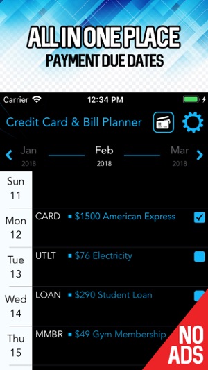 Credit Card & Bill Pay Planner(圖2)-速報App