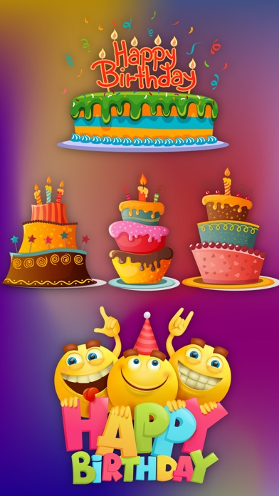 Birthday Party Stickers Wishes screenshot 4