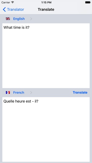 Offline Translator En-Fr