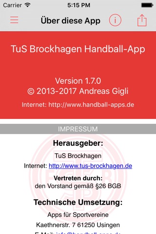 TuS Brockhagen Handball screenshot 4