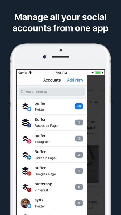 Buffer: Social Media Manager Screenshot
