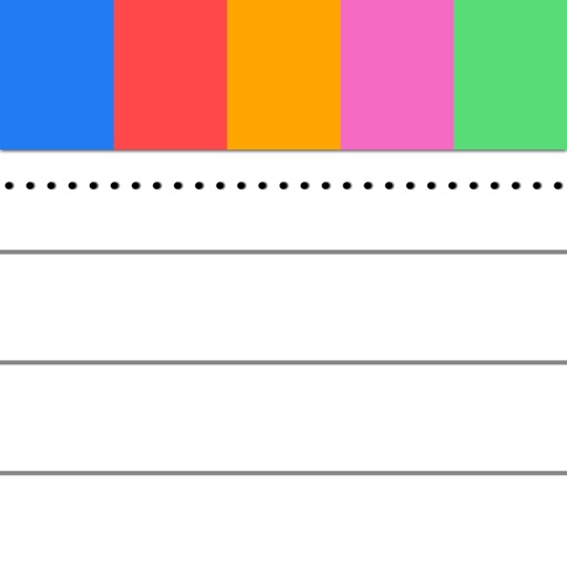 Notepad with Colors iOS App