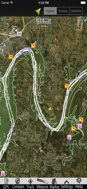 Old Hickory Lake GPS Charts(圖1)-速報App