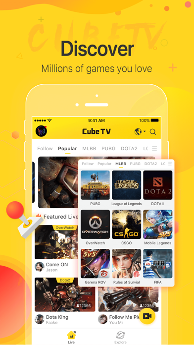 Cube TV – Live Games Community screenshot 2