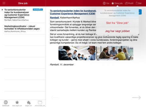 Jobindex: Søg job og arbejde screenshot 4