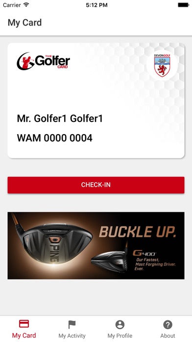 The Golfer Card screenshot 2