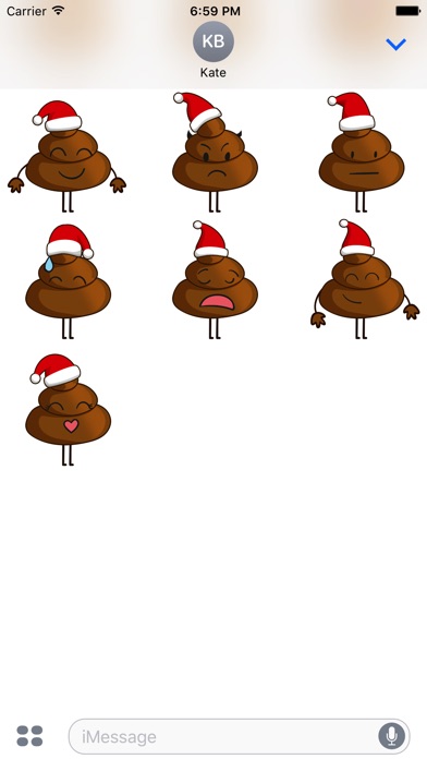 Christmas Poo Stickers screenshot 3