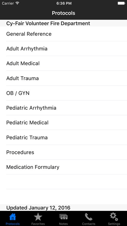 Cy-Fair VFD EMS Protocols
