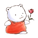 Cute Chubby Polar Bear Sticker