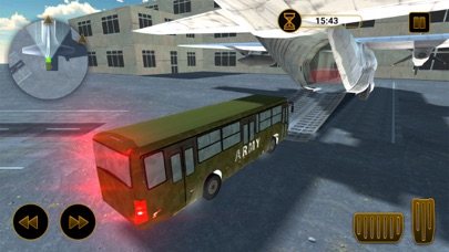 Airplane Army Bus Transport screenshot 4