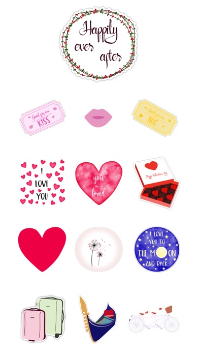 Enjoy Valentine Stickers screenshot 2