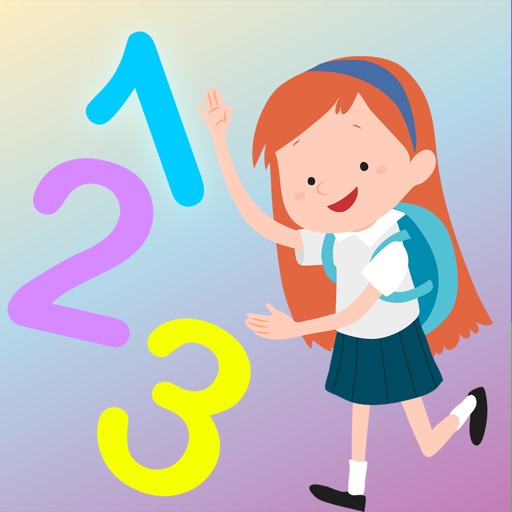 Kids Math Counting Numbers Icon