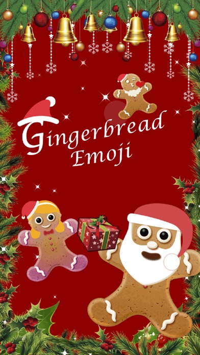 Christmas Gingerbread Emoji screenshot 3