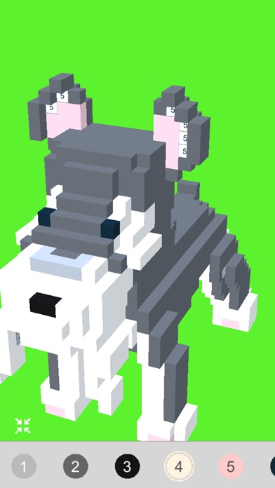 Voxel Art 3D - Color by number screenshot 2