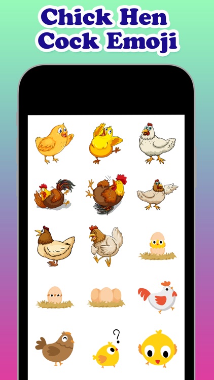 Chick Hen Cock Emoji