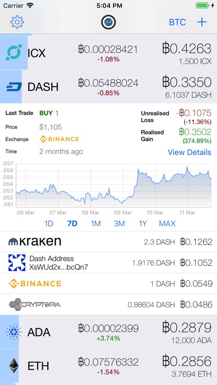 Coinstream - Crypto Portfolio