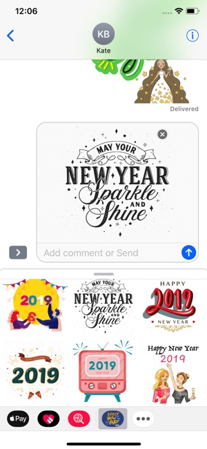 Hello New Year 2019 Stickers(圖3)-速報App