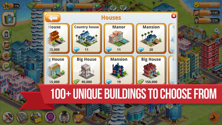 Village City Island Simulation
