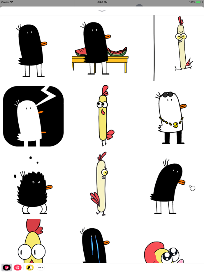 Funny Chicken and Bird