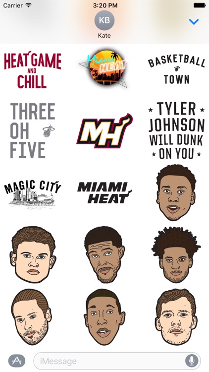 Miami HEAT Stickers