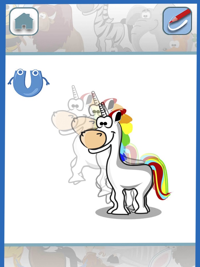 Learn ABC - Coloring Book Game