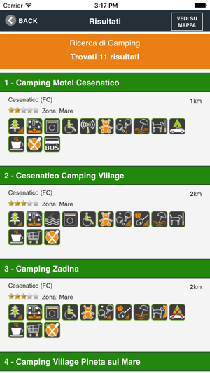 AriApp - Camping e Aree sosta in Italia(圖3)-速報App