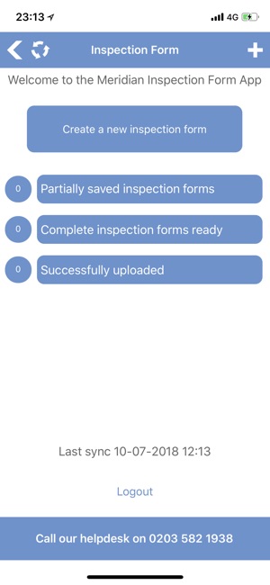 Meridian Inspection Forms