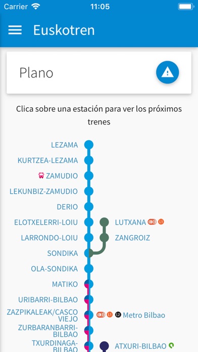 Euskotren, Metro y Tranvía screenshot 3