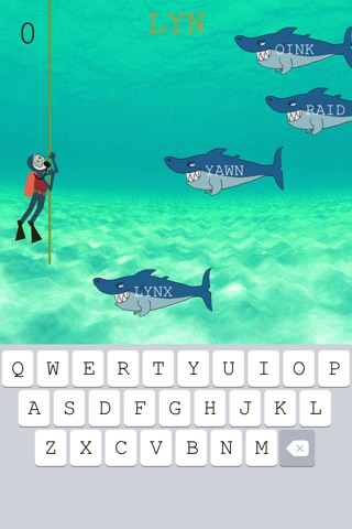 Type words - Rush shark screenshot 2