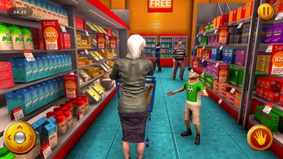 Happy Granny Shopping market screenshot 1