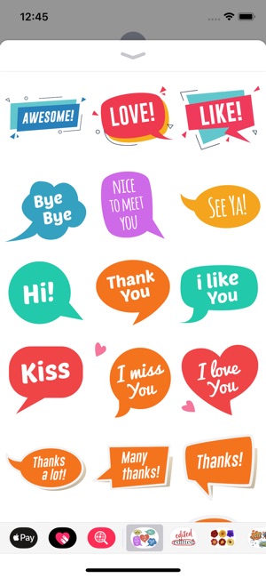 Speech Bubble Sticker Set(圖2)-速報App