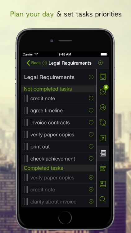 GTD Manager for iPhone screenshot-4