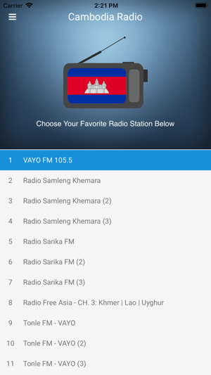 Cambodia Radio Station: Khmer(圖1)-速報App