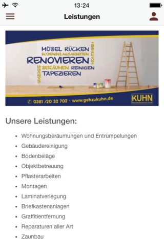 Peter Kuhn Hausmeisterservice screenshot 3