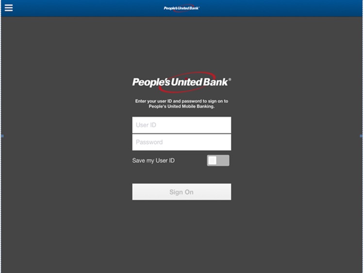 People's United Bank for iPad