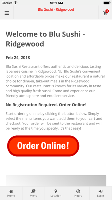 How to cancel & delete Blu Sushi Ridgewood from iphone & ipad 1