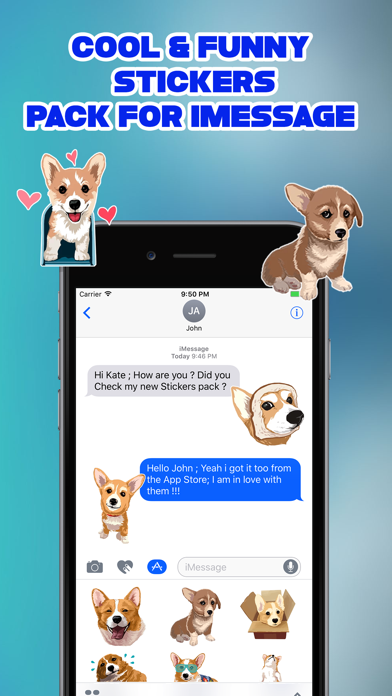 Dog Collection Emoji Stickers screenshot 2