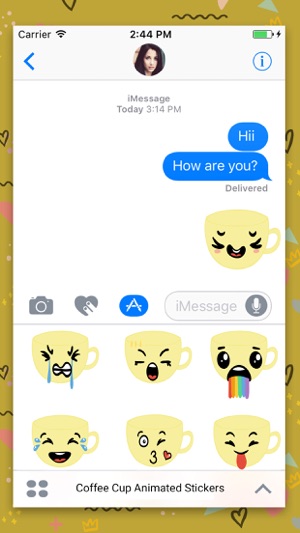 Coffee Cup : Animated Stickers(圖2)-速報App