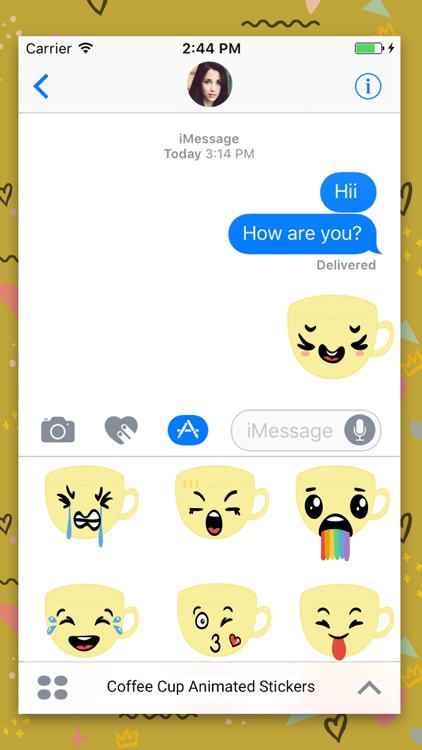 Coffee Cup : Animated Stickers