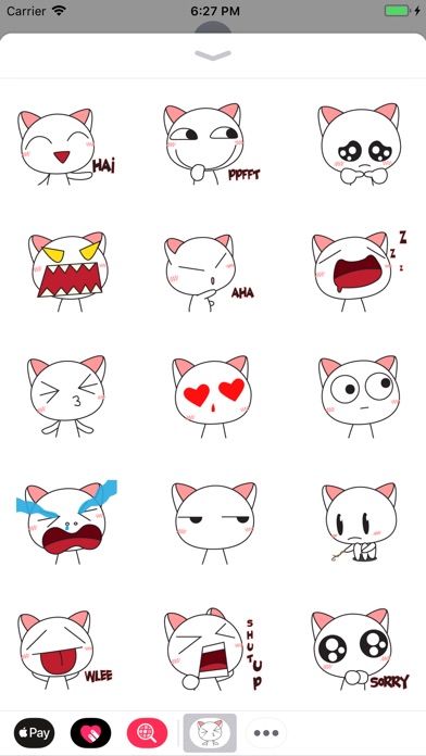 Kitty Cat Animated Emoji screenshot 2