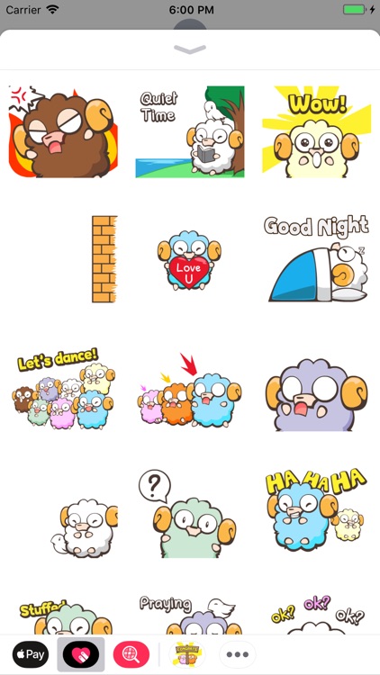 Stuffed Sheep Stickers Pack