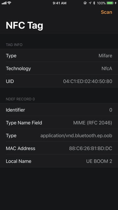 NFC NDEF Reader screenshot 4