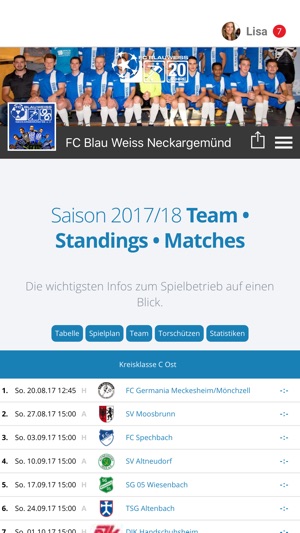 FC Blau Weiss Neckargemünd(圖1)-速報App