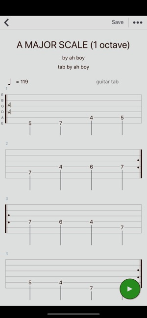 Guitar Tabs X : 吉他符號譜