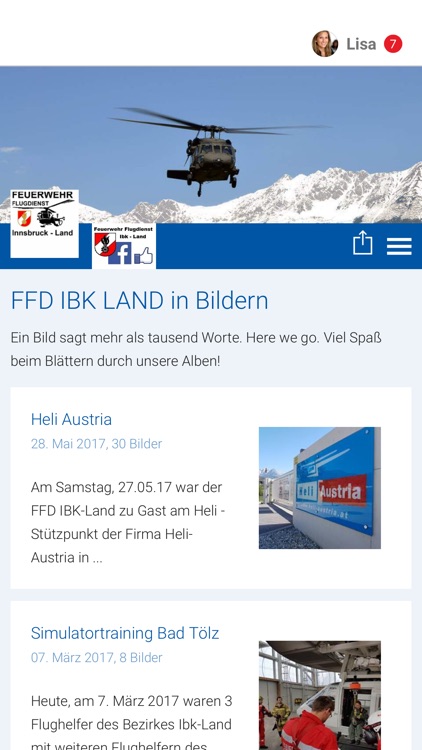 Feuerwehr Flugdienst IBK-Land