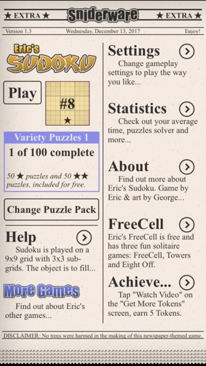 Eric's Sudoku –Classic Puzzles(圖3)-速報App