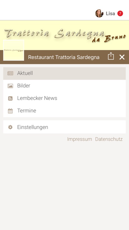 Restaurant Trattoria Sardegna