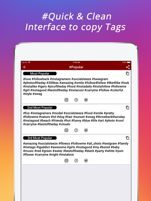 Popular Hashtags For Instagram App Price Drops