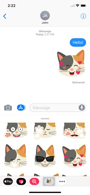 Cute Cat Emoji Stickers(圖3)-速報App