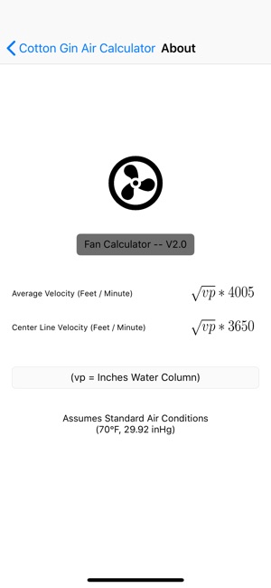 Cotton Gin Air Calculator(圖5)-速報App